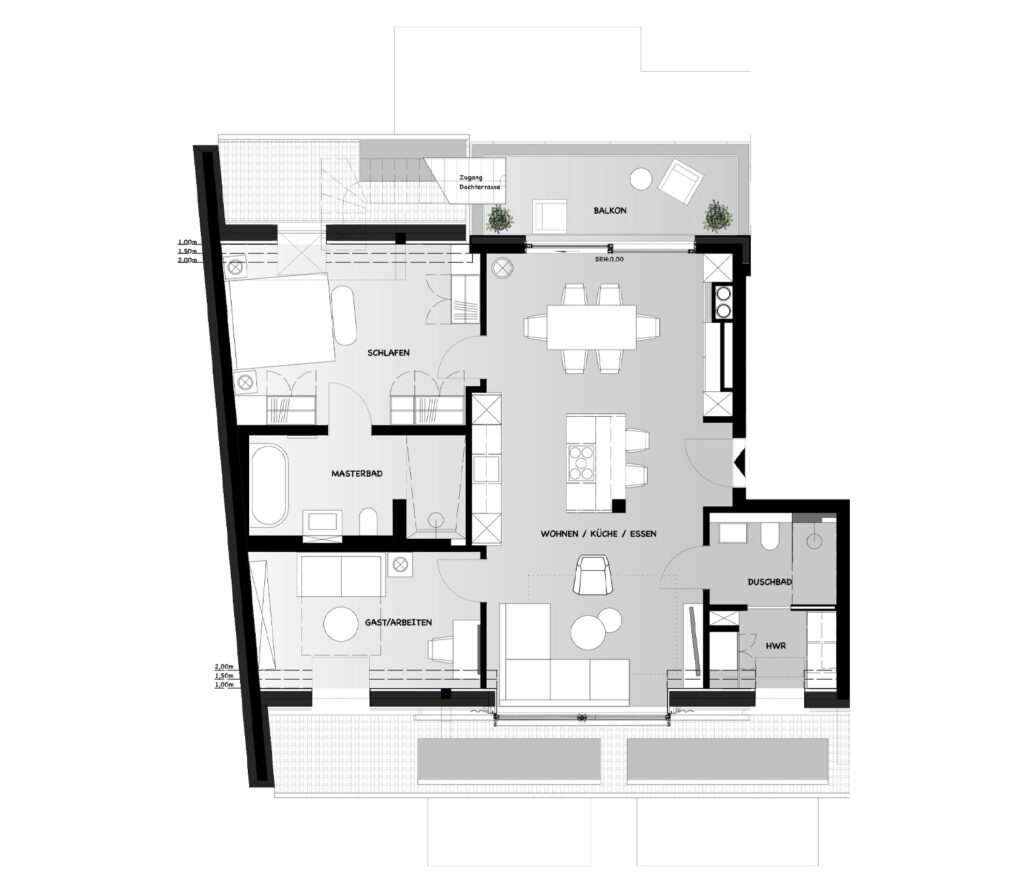 Penthouse I - Grundriss