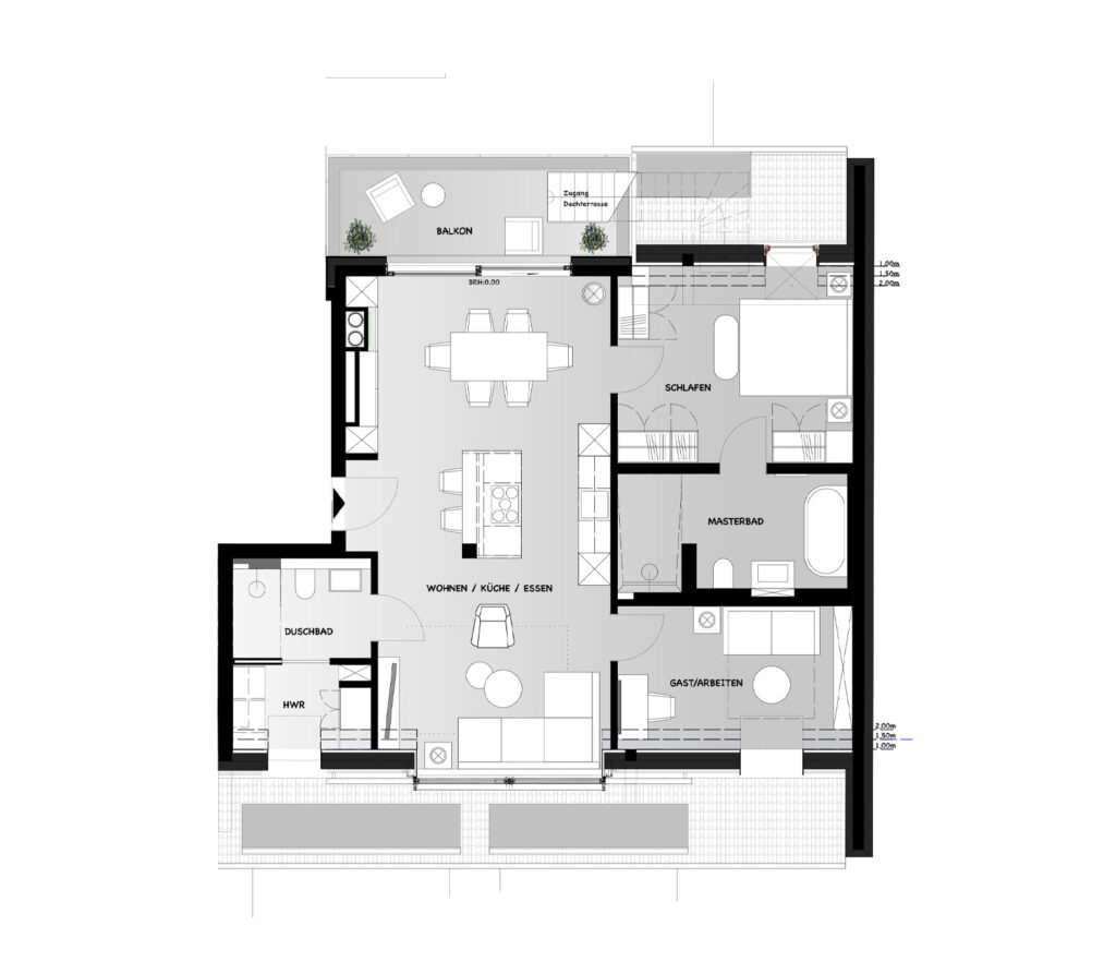 Penthouse II - Grundriss